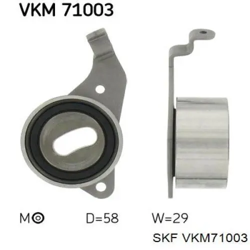 VKM71003 SKF ролик натягувача ременя грм
