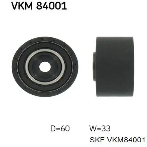 Ролик ременя ГРМ, паразитний SKF VKM84001 ціна, від 16.47 USD