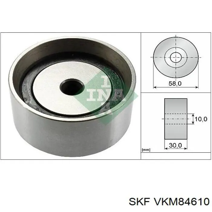 VKM84610 SKF ролик ременя грм, паразитний