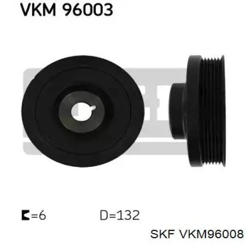 VKM96008 SKF Шків колінвала