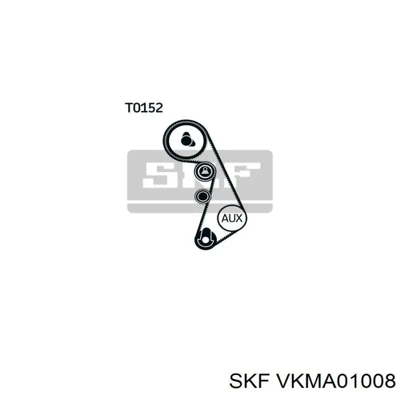 Комплект ГРМ SKF VKMA01008 ціна, від 69.78 USD
