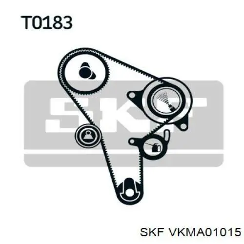 VKMA01015 SKF комплект грм