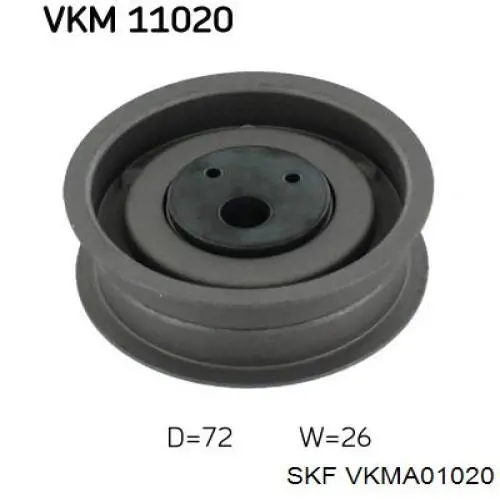 VKMA01020 SKF Комплект ГРМ (Ремень, ролик)