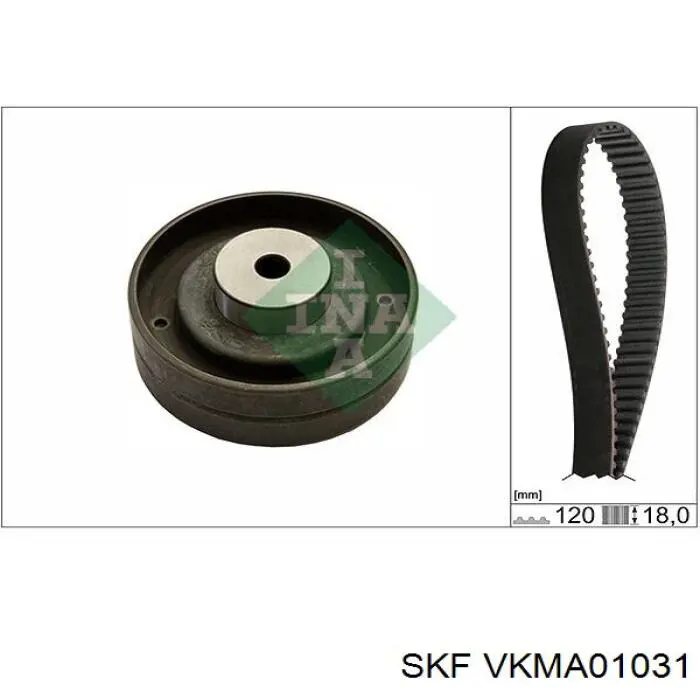 VKMA01031 SKF комплект грм