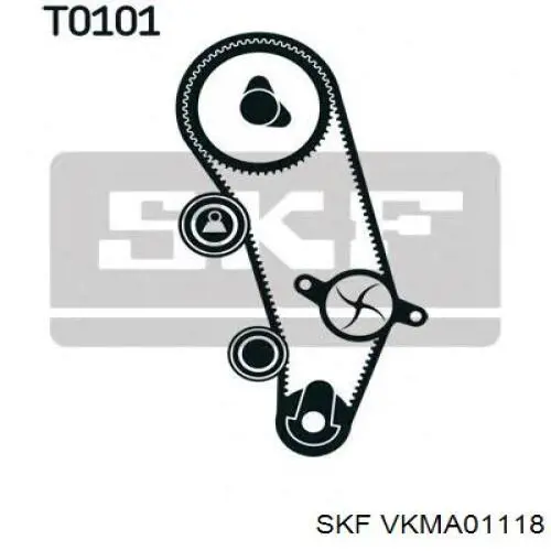 VKMA01118 SKF комплект грм