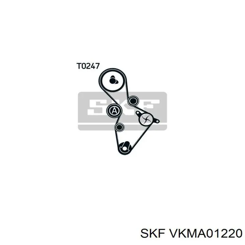 Комплект ГРМ VKMA01220 SKF