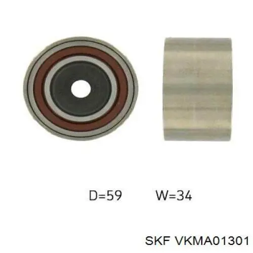 VKMA01301 SKF Ремінь ГРМ, комплект