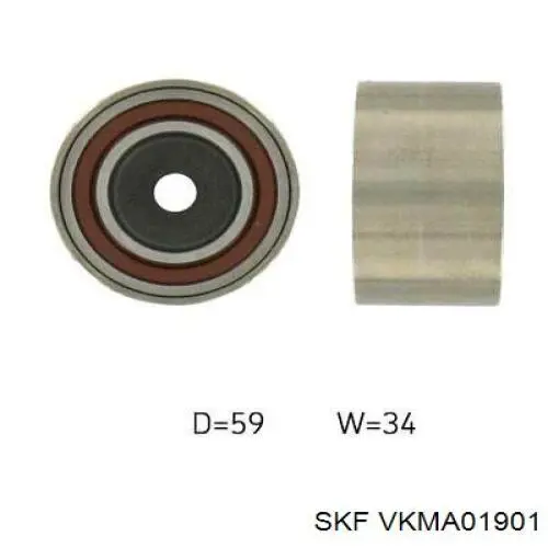 VKMA01901 SKF Ремінь ГРМ, комплект