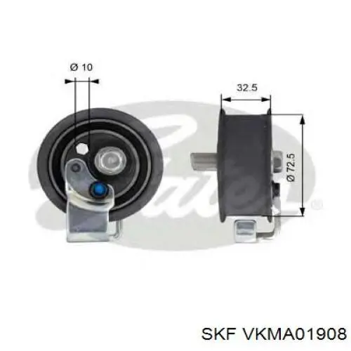 Купити VKMA01908 SKF ГРМ ремень