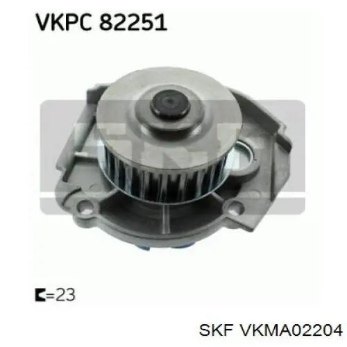 Комплект ГРМ SKF VKMA02204 ціна, від 45.37 USD
