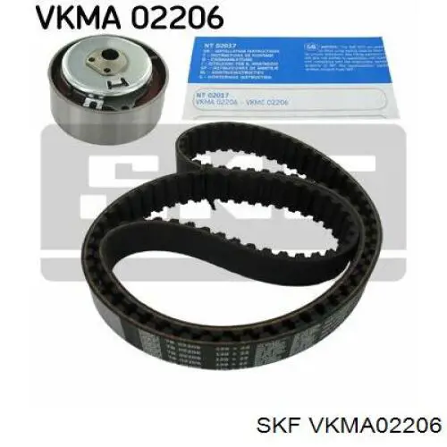 VKMA02206 SKF Ремінь ГРМ, комплект
