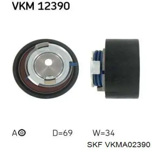 Комплект ГРМ SKF VKMA02390 ціна, від 86.13 USD