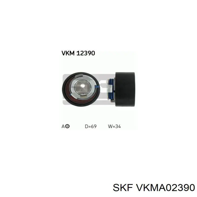 Купити VKMA02390 SKF ГРМ ремень