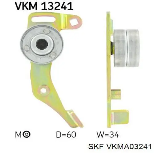 VKMA03241 SKF Ремінь ГРМ, комплект