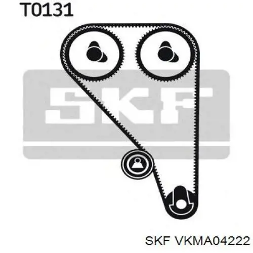 VKMA04222 SKF комплект грм
