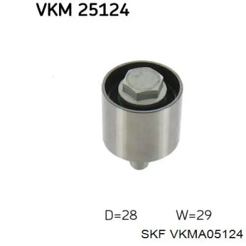 VKMA05124 SKF комплект грм
