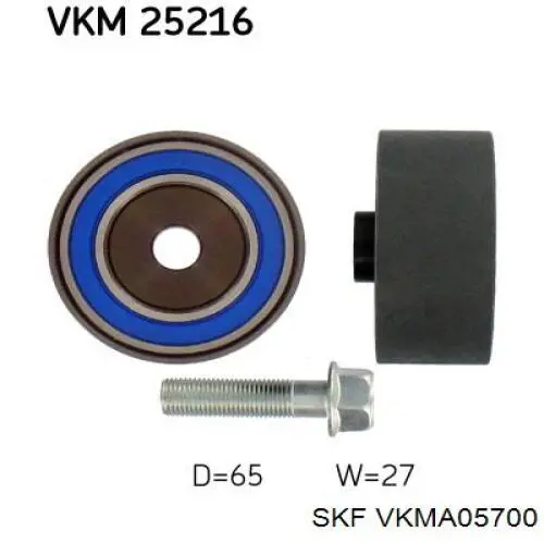 VKMA05700 SKF Ремінь ГРМ, комплект