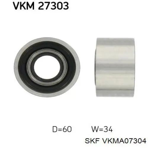 Купити VKMA07304 SKF ГРМ ремень