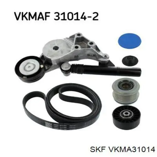 VKMA31014 SKF ремінь приводний, агрегатів, комплект