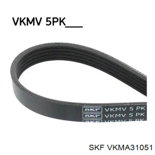 Ремінь приводний, агрегатів, комплект SKF VKMA31051