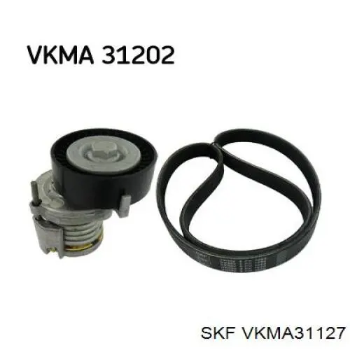 VKMA31127 SKF ремінь приводний, агрегатів, комплект