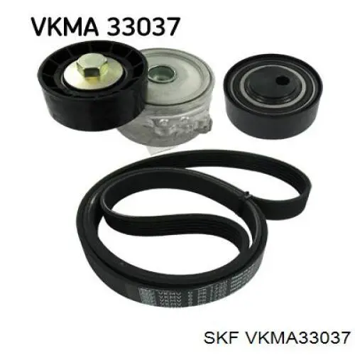 VKMA33037 SKF ремінь приводний, агрегатів, комплект