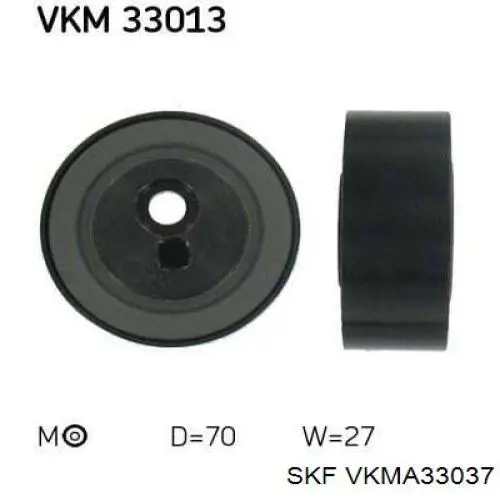 Ремінь приводний, агрегатів, комплект VKMA33037 SKF