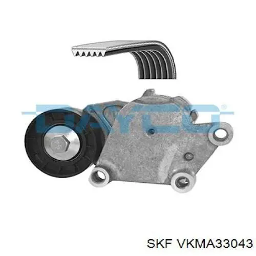 Ремінь приводний, агрегатів, комплект SKF VKMA33043 ціна, від 44.98 USD