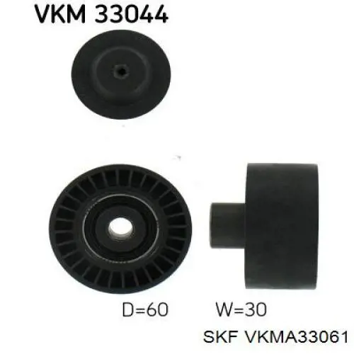 Ремінь приводний, агрегатів, комплект VKMA33061 SKF