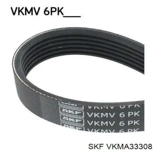 VKMA33308 SKF ремінь приводний, агрегатів, комплект