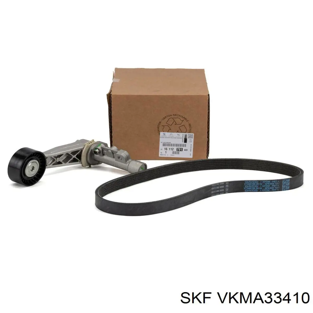 VKMA33410 SKF Ремінь приводний, агрегатів, комплект