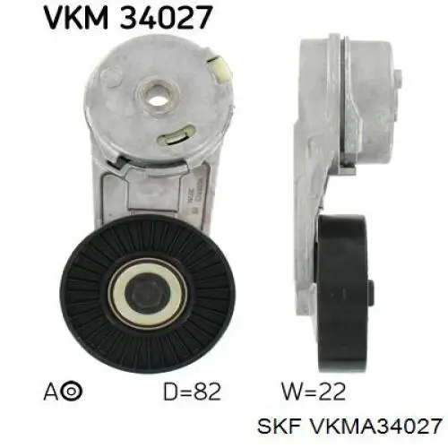 Ремінь приводний, агрегатів, комплект VKMA34027 SKF