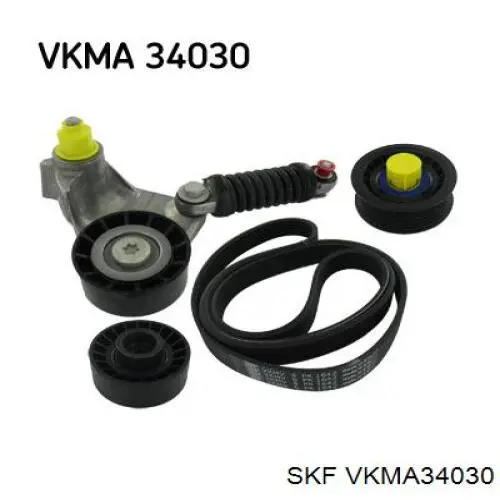 Купити VKMA34030 SKF Ремінь приводний, агрегатів, комплект