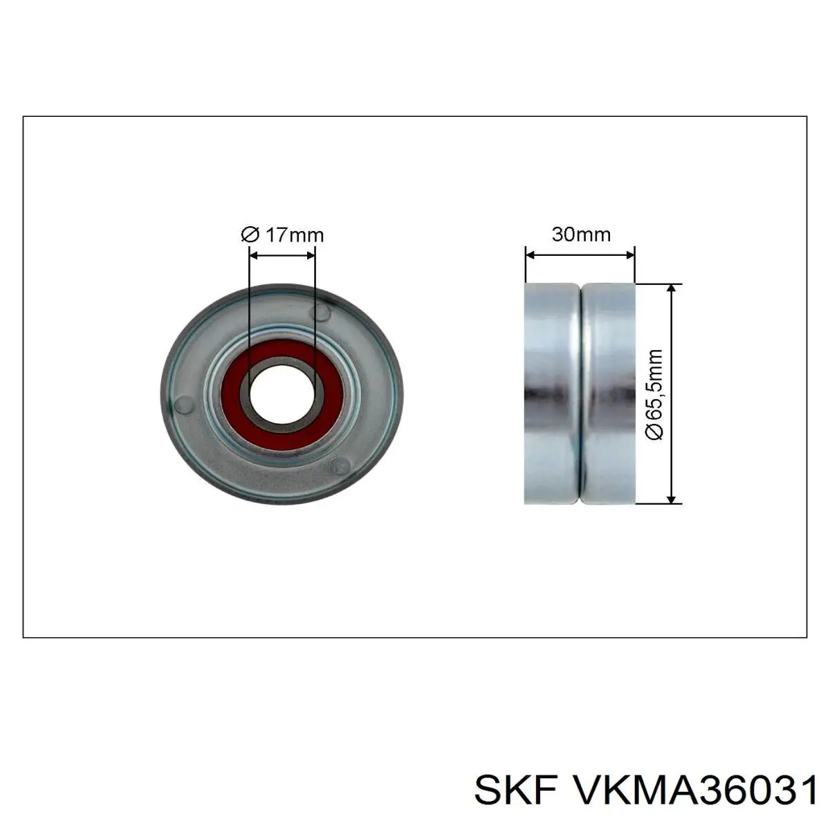 VKMA36031 SKF Ремінь приводний, агрегатів, комплект