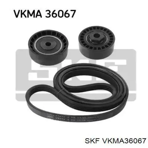 Ремінь приводний, агрегатів, комплект SKF VKMA36067 ціна, від 55.66 USD