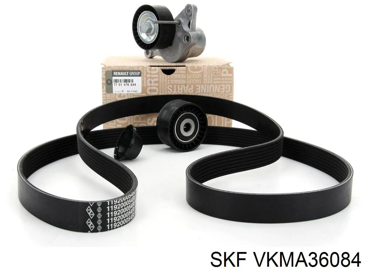 Купити VKMA36084 SKF Ремінь приводний, агрегатів, комплект