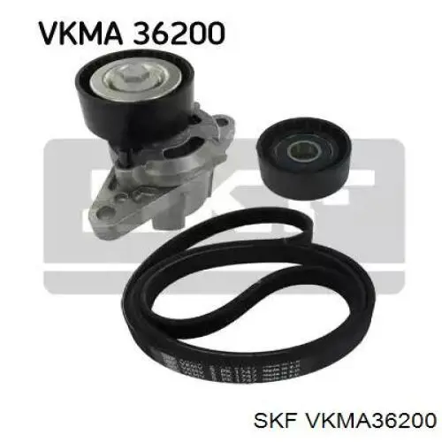 VKMA36200 SKF ремінь приводний, агрегатів, комплект