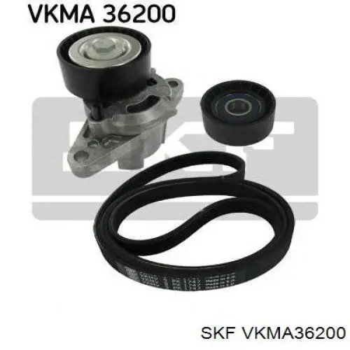Ремінь приводний, агрегатів, комплект VKMA36200 SKF