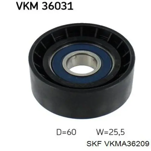 Ремінь приводний, агрегатів, комплект SKF VKMA36209 ціна, від 69.27 USD