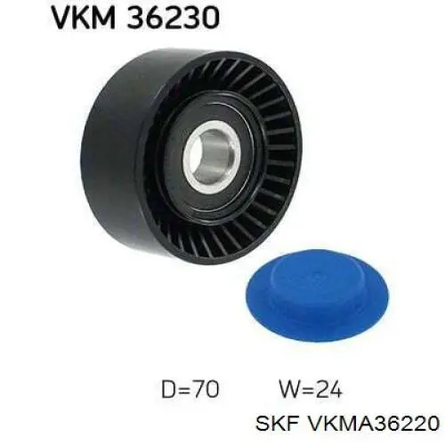 Купити VKMA36220 SKF Ремінь приводний, агрегатів, комплект