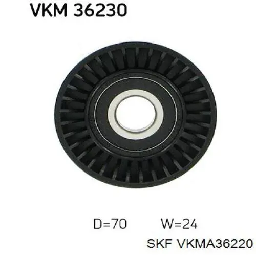 Ремінь приводний, агрегатів, комплект SKF VKMA36220 ціна, від 93.58 USD