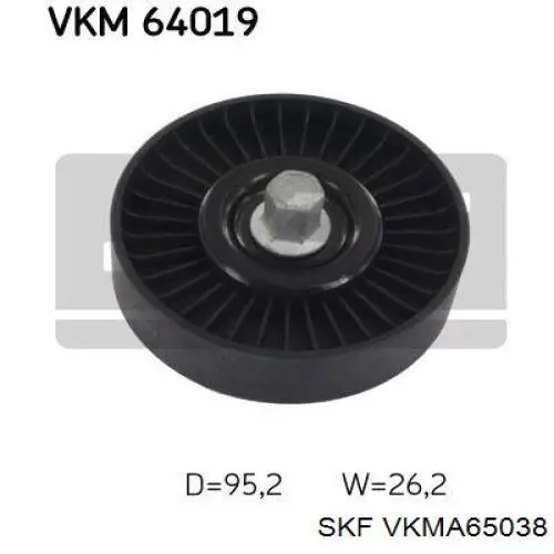 Ремінь приводний, агрегатів, комплект SKF VKMA65038 ціна, від 32.05 USD