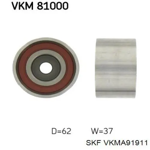 Купити VKMA91911 SKF ГРМ ремень