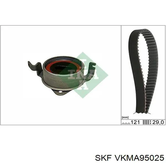 Купити VKMA95025 SKF ГРМ ремень