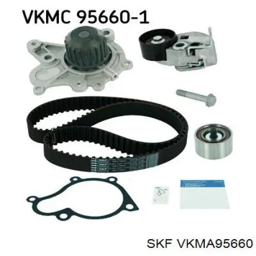 Комплект ГРМ SKF VKMA95660 ціна, від 89.70 USD