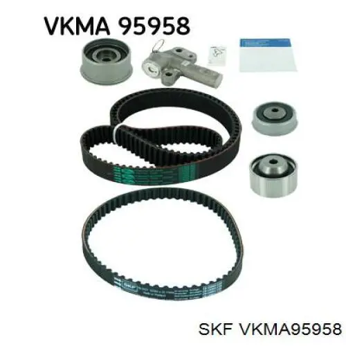 Ремінь ГРМ, комплект VKMA95958 SKF