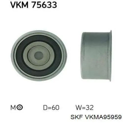 Комплект ГРМ VKMA95959 SKF