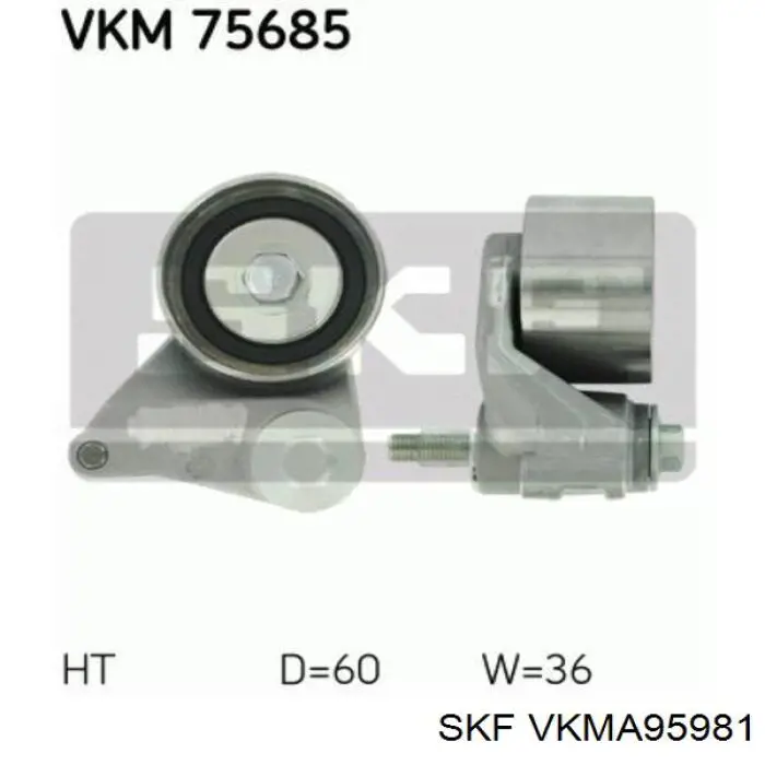 VKMA95981 SKF комплект грм