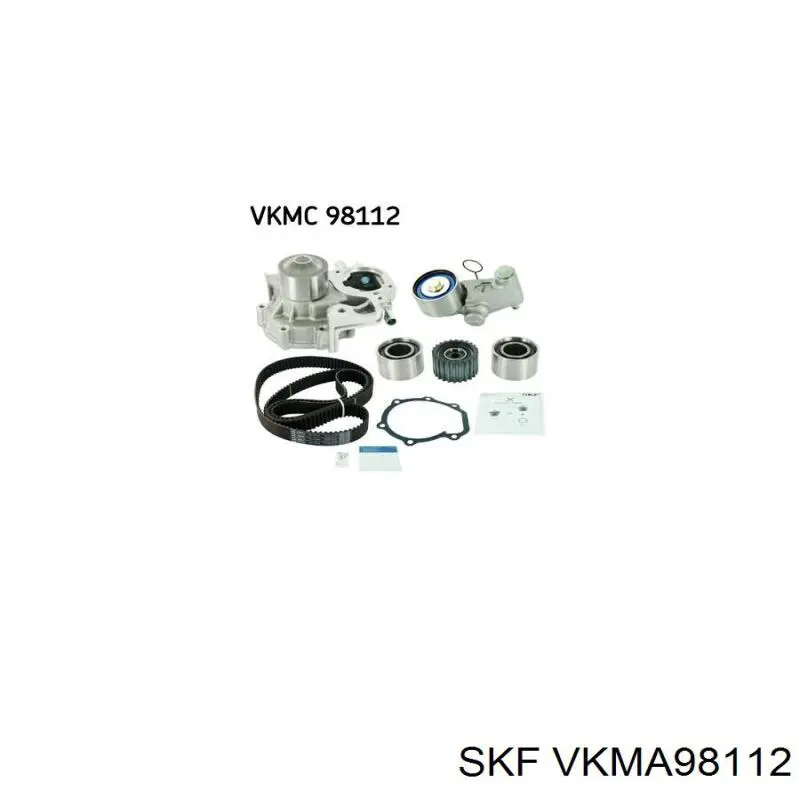 Ремінь ГРМ, комплект VKMA98112 SKF