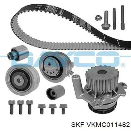 Комплект ГРМ SKF VKMC011482 ціна, від 148.53 USD